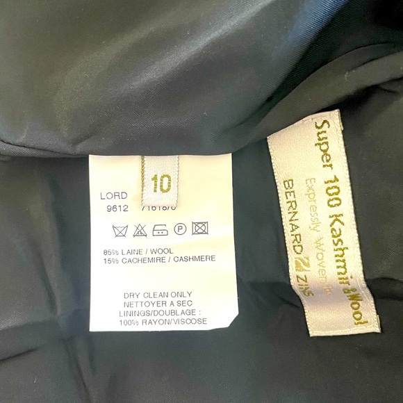 Bernard Zins Wool/Cashmere Blend Blazer